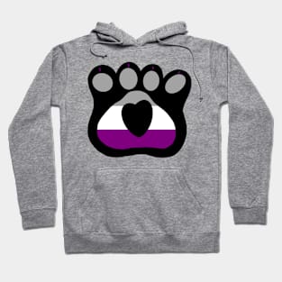 Asexual Paw Print Hoodie